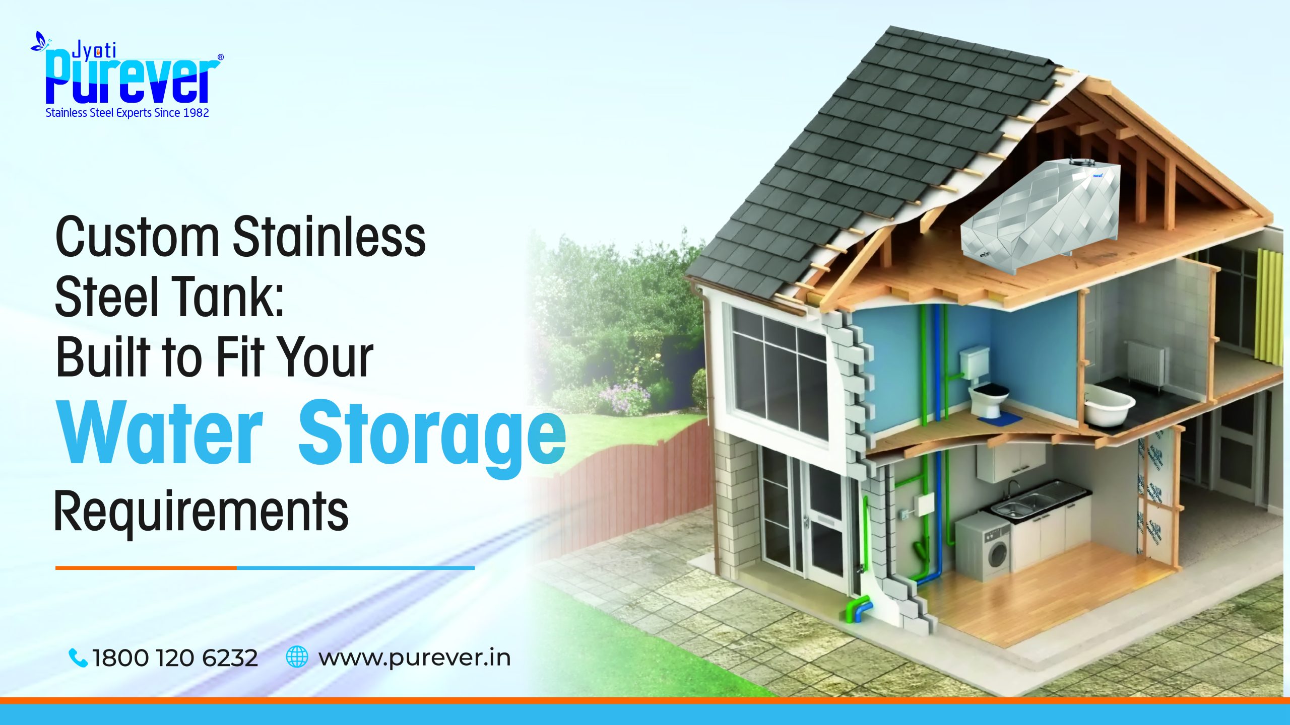 Custom Stainless Steel Tank Built to Fit Your Water Storage Requirements