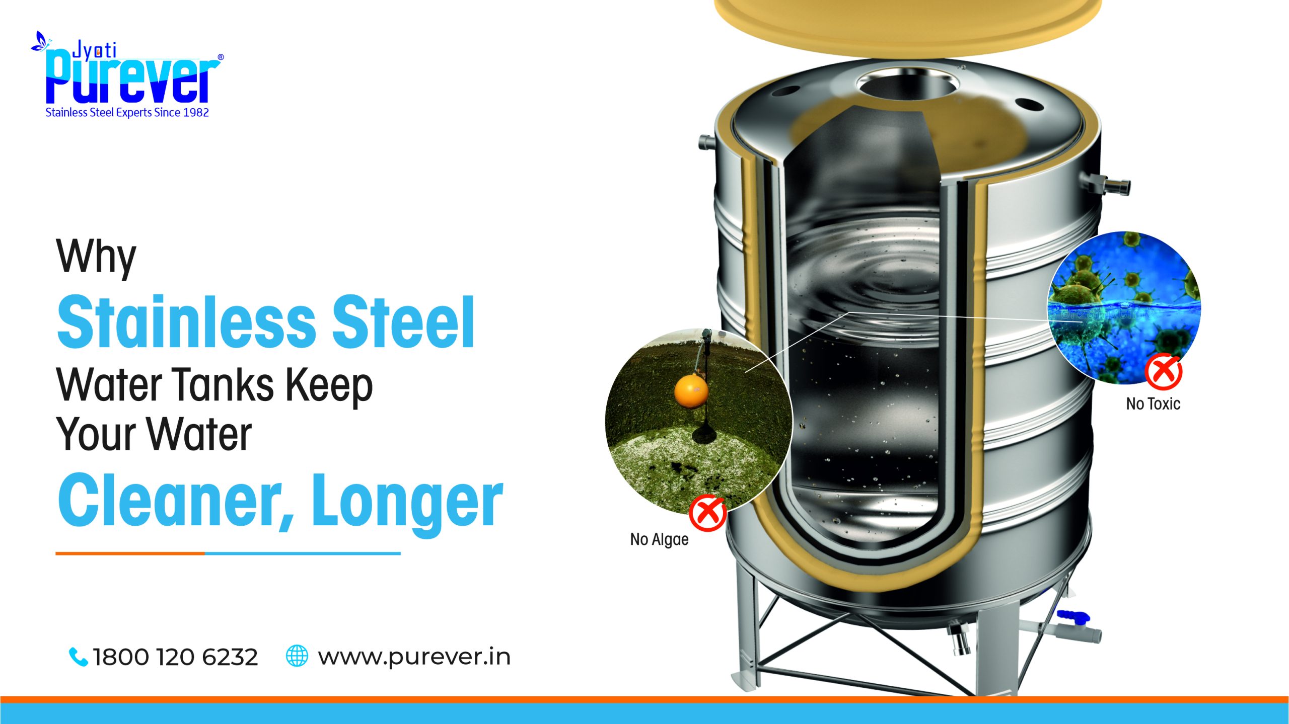 Why Stainless Steel Water Tanks Keep Your Water Cleaner, Longer