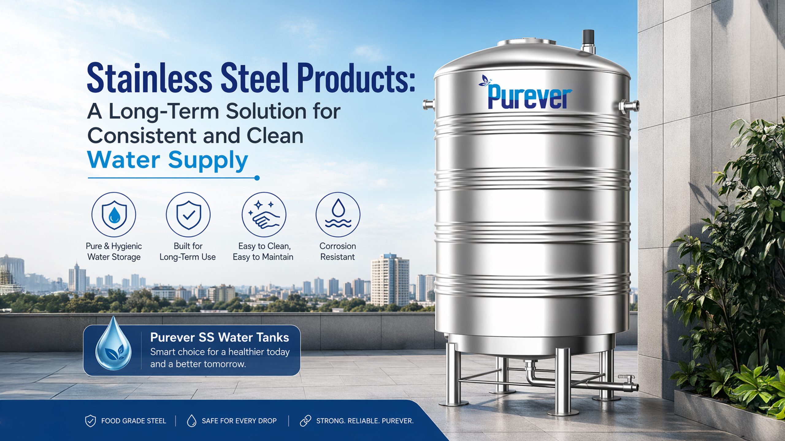 Stainless Steel Products A Long-Term Solution for Consistent and Clean Water Supply
