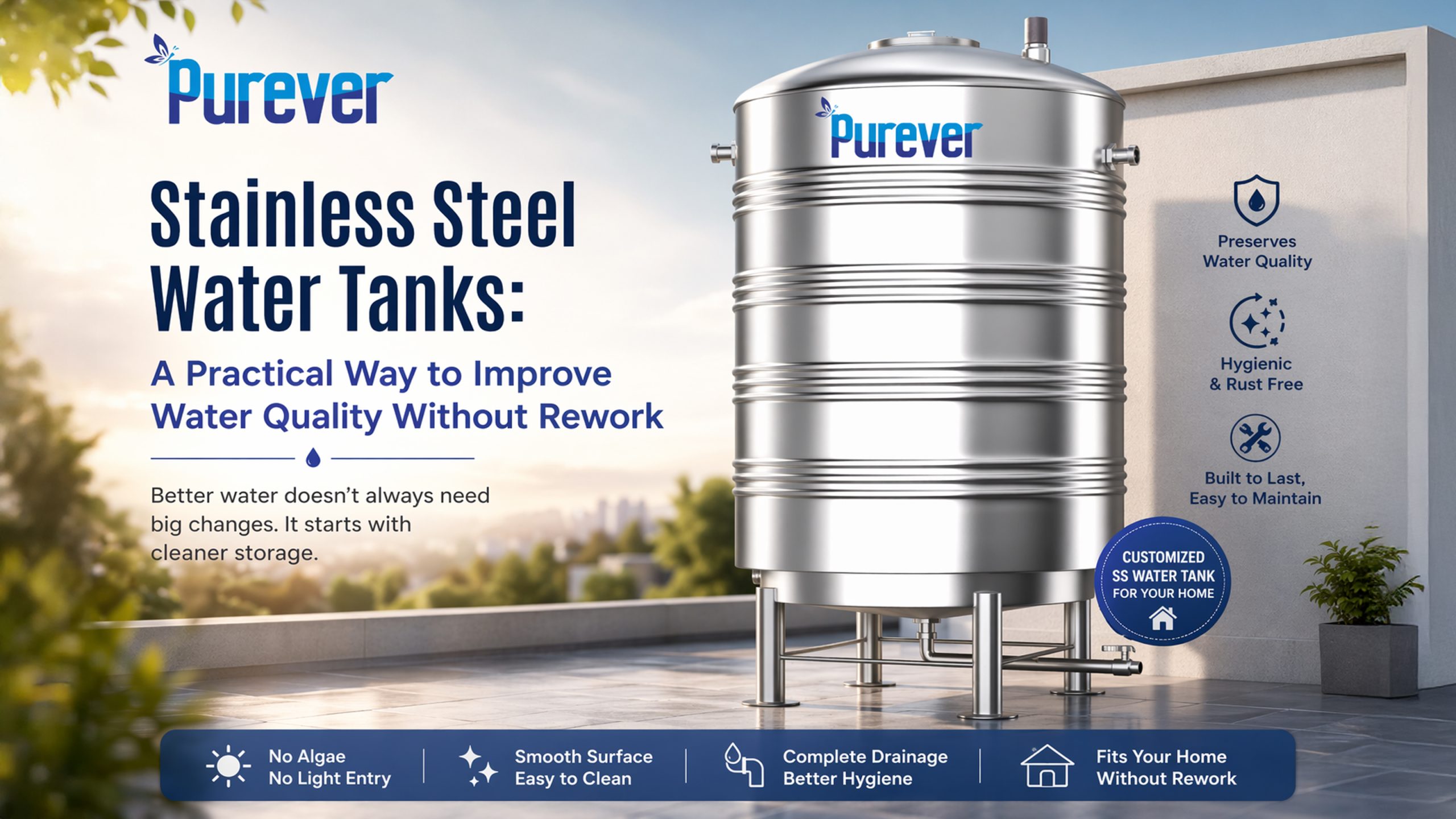 Stainless Steel Water Tanks A Practical Way to Improve Water Quality Without Rework