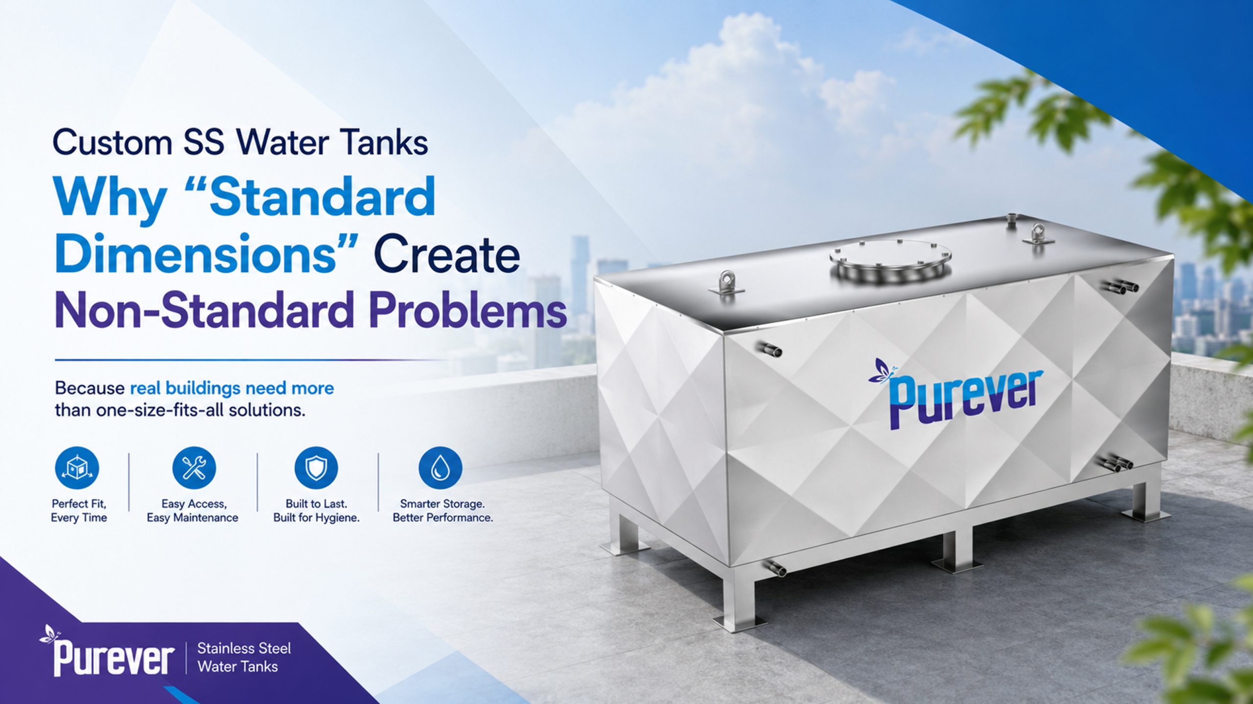 Custom SS Water Tanks Why “Standard Dimensions” Create Non-Standard Problems
